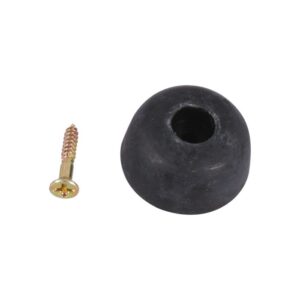 Kjuða enda gúmmí með skrúfu