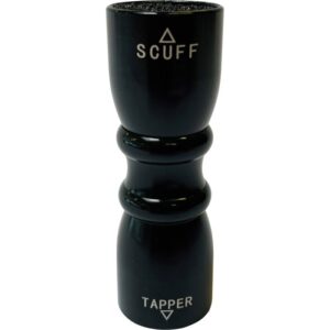 leðurpússari 3 í 1 svartur