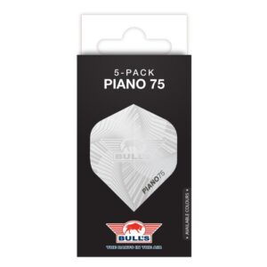 Fjaðrir Bull´s Piano 75 Hvítar 5pk No 2