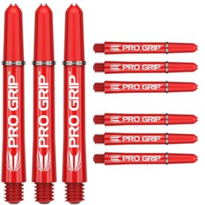 Píluleggir Target Pro Grip rauðir 3 sett