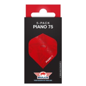 Fjaðrir Bull´s Piano 75 Rauðar 5pk No 2