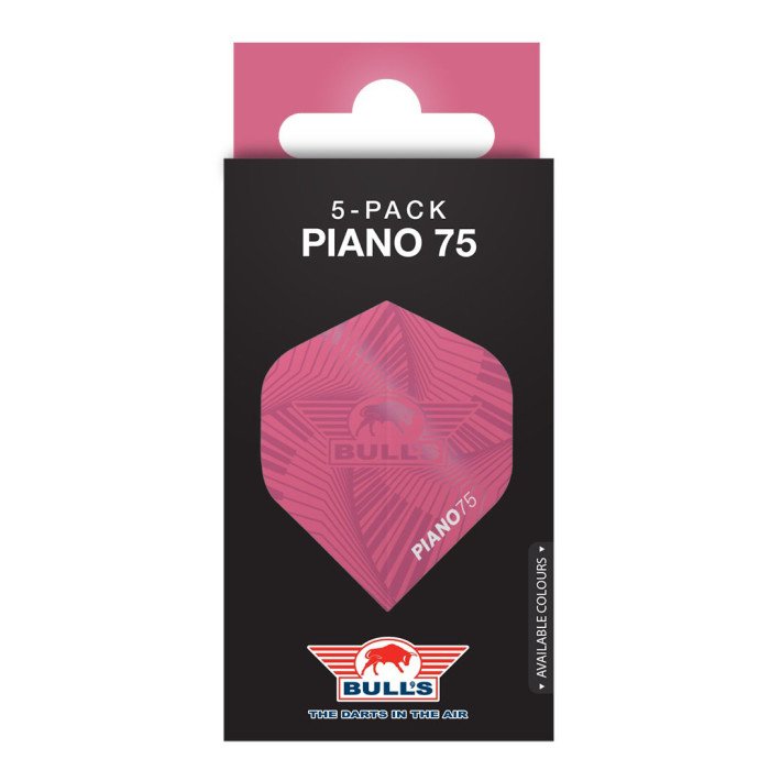Fjaðrir Bull´s Piano 75 Bleikar 5pk No 2