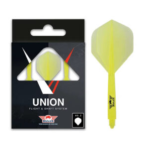 Union Bull´s leggir + fjaðrir  Flight System gulir glærir.