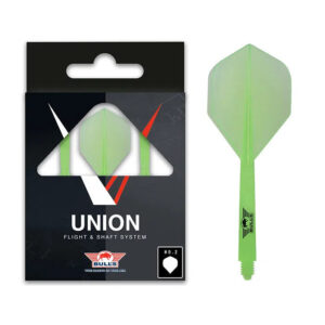 Union Bull´s leggir + fjaðrir  Flight System grænir glærir.