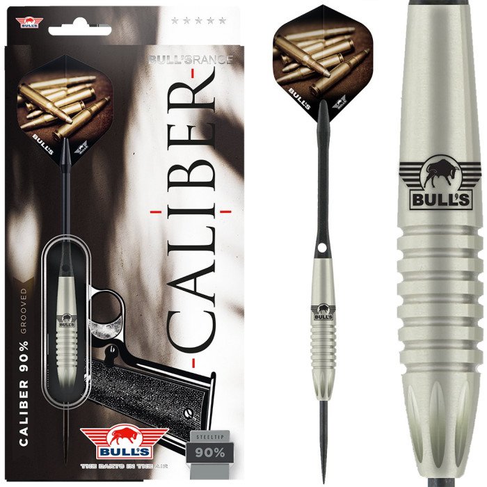 Pílusett Bull´s Caliber Grooved 90%