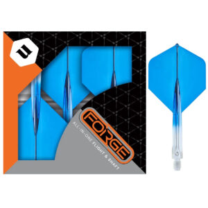 Forge plus fjaðrir og leggir  glær/blátt sett  M