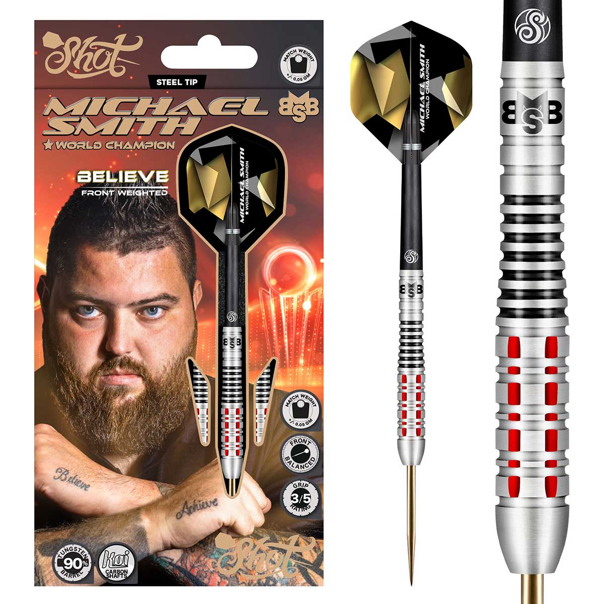 Pílusett Shot Michael Smith Believe 90%