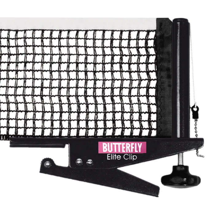 Borðtennisnet Butterfly klemmunet Elite Clip