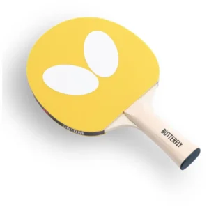 Spaði  Butterfly logo Gulur