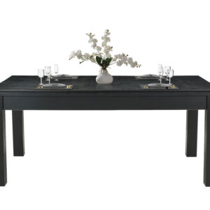Multiborð pool/borðtennis Pureline Dining 6 fet/7 fet svart m/borðtennisplötu