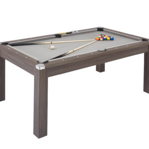 Multiborð pool/borðtennis Pureline Dining 6 fet/7 fet grátt m/borðtennisplötu