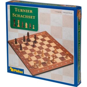 Skáksett Tournament 90mm leikmenn þyngdir