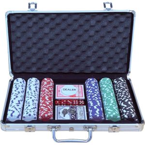Pókersett 300 stk 11,5gr