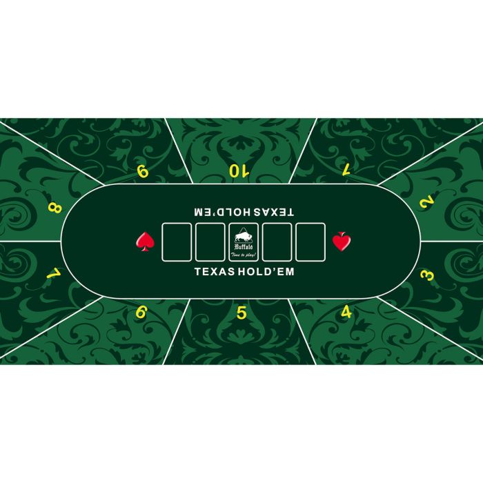 Poker dúkur Buffalo  180 x 90cm