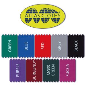Pooldúkur Atlas dúkar á SAM-Billiards borð (velcro euro competition 9 fet)