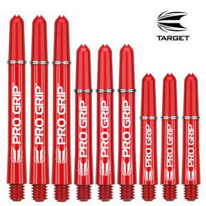 Píluleggir Target Pro Grip rauðir 3 sett