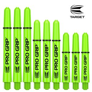 Píluleggir Target Pro Grip Lime -ljós grænir 3 sett