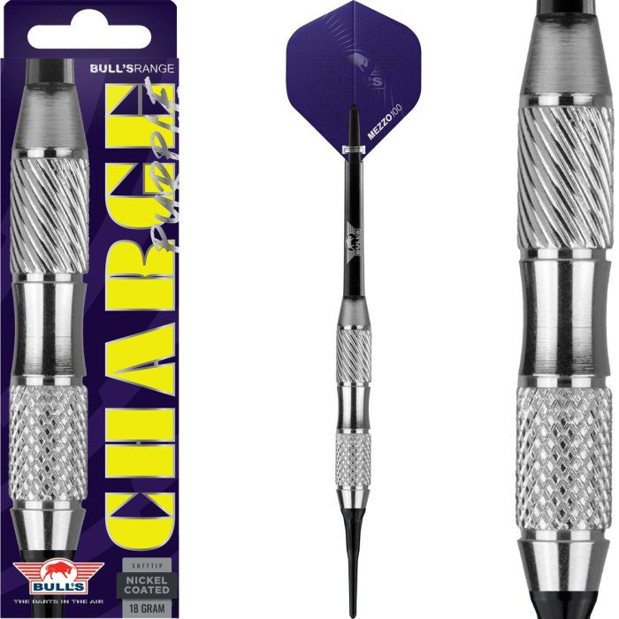Pílusett Bulls Charge Purple Nikkel  plastodda 18g