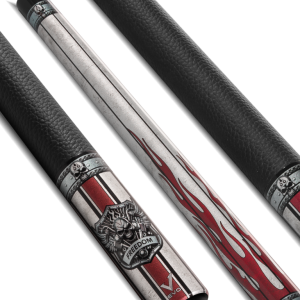 Poolkjuði EVO Freedom -Crimson svart leður
