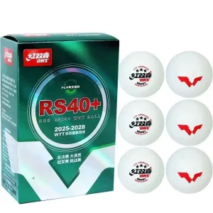 Borðtenniskúlur DHS RS40+ ***WTT ITTF 6 stk